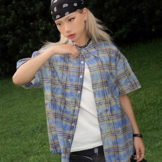 [ TRYST ] Áo Flannel Kẻ Sọc EVOLVEMENT 2817