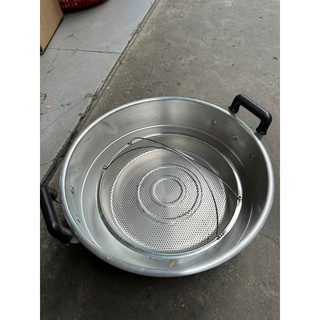 Khay rổ - rá hấp thức ăn inox có đế