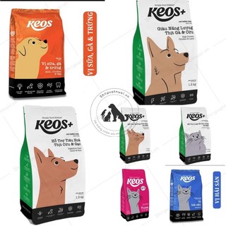 Thức ăn hạt cho chó mèo keos 1.5kg