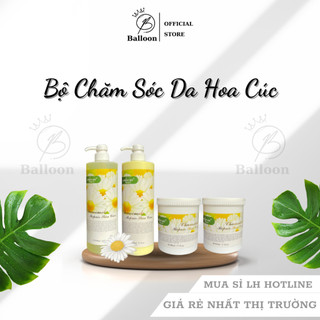 Kem massage da mặt, tẩy da chết, sữa rửa mặt, nước hoa hồng hoa cúc balloon