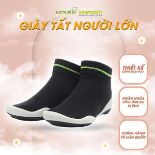 Giày thể thao - giày công thái học Ggomoosin - women shoes có cổ viền xanh