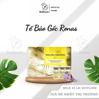 Tế Bào Gốc Ronas Vàng Balloon Vita Cell Solution, Ronas Vàng Dưỡng Da Lăn Kim