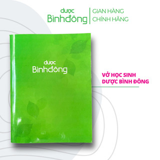 Tập học sinh 96 trang 4 ô ly logo Dược Bình Đông