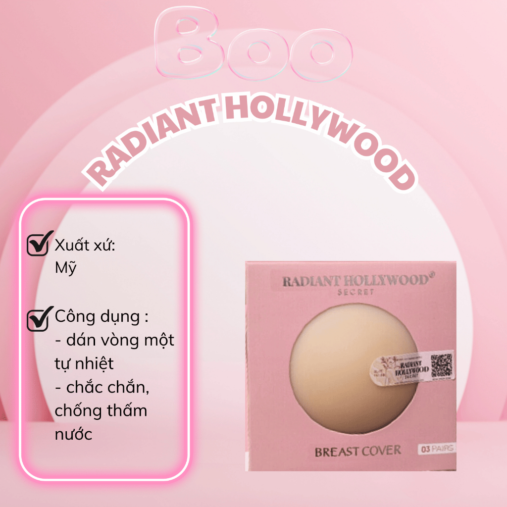 Miếng Dán Ngực Radiant Hollywood Secret