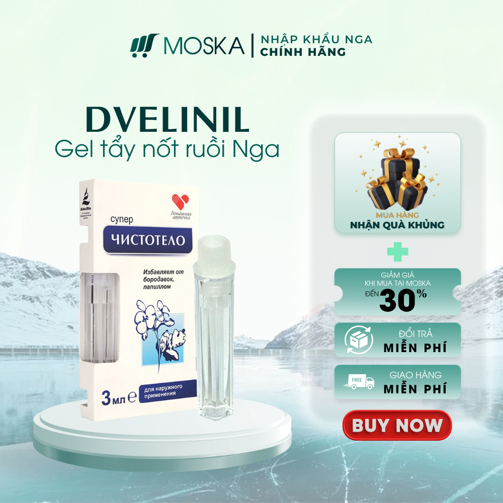 Tẩy Nốt Ruồi, Mụn Thịt, Mụn Cóc, Sẹo Lỗi và Tất Cả Loại Mụn, Đánh bay Các Loại Mụn Của Nga Dvelinil| Mosks Shop