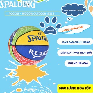 Quả bóng rổ spalding rookie - indoor/ outdoor / size 5
