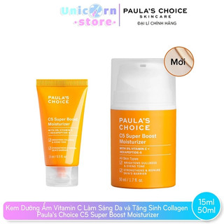 Kem Dưỡng Ẩm Vitamin C Làm Sáng Da và Tăng Sinh Collagen Paula's Choice C5 Super Boost Moisturizer