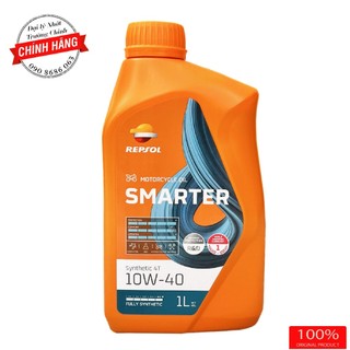Nhớt Repsol Smarter Synthetic 4T10W40 (Sintetico) dành cho xe số, tay côn