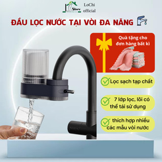 Đầu lọc nước tại vòi đa năng, lọc nước sinh hoạt lọc sạch tạp chất và chất bẩn, dễ lắp đặt nhiều vòi