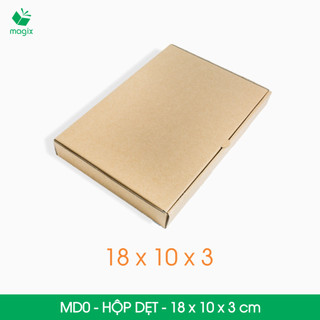 50 thùng hộp carton - Mã MD0 - 18x10x3 cm