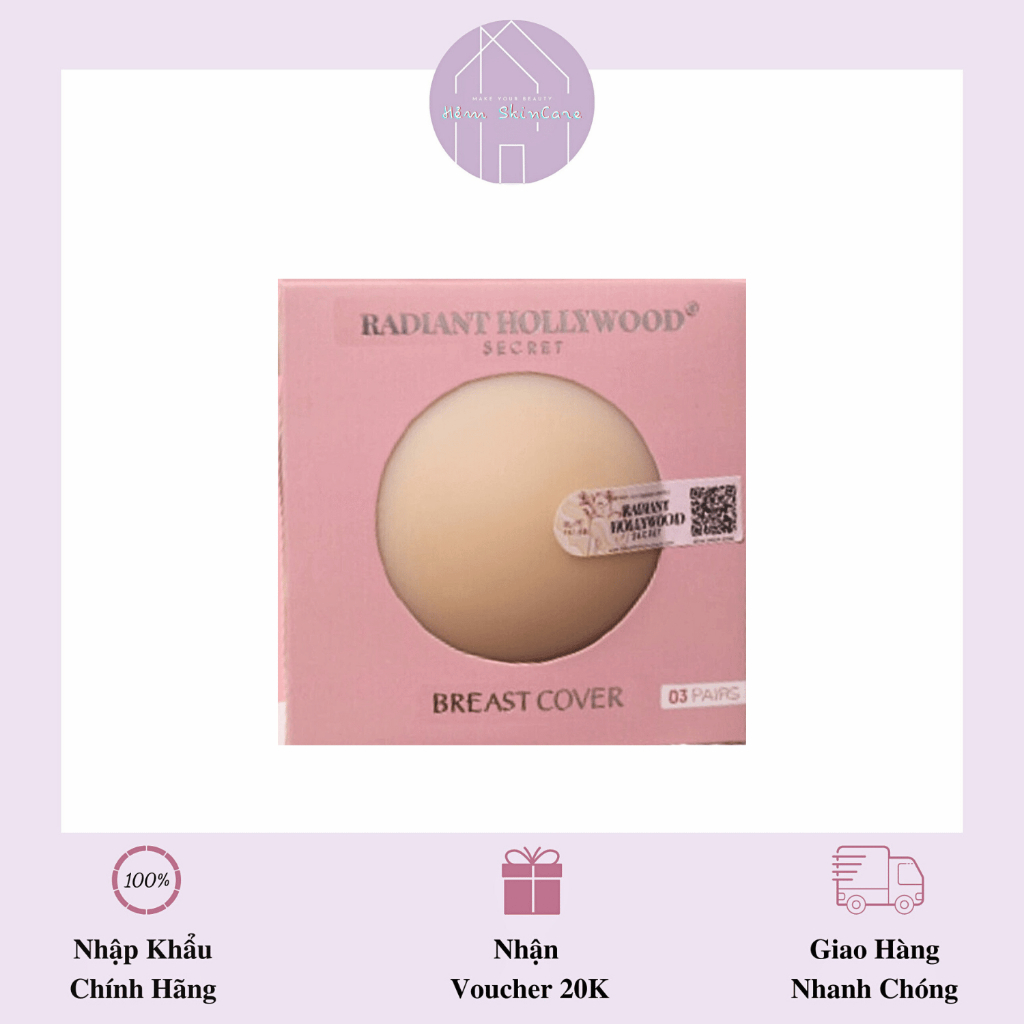 Radiant Hollywood Secret Chest Patch - Miếng Dán Ngực Tự Thân Tự Nhiệt