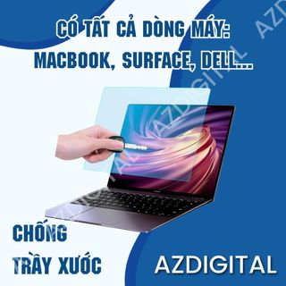 Tấm dán màn laptop Nhám hình hoặc FULL HD trong suốt chống chói lóa phản quang
