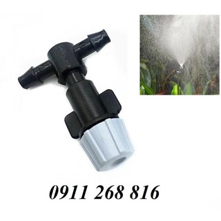 10 đầu tưới phun sương giá rẻ - béc phun sương 1 cửa - tưới lan đa năng