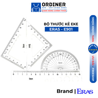 Bộ thước kẻ eke eras e901, bộ thước kẻ chuyên dụng