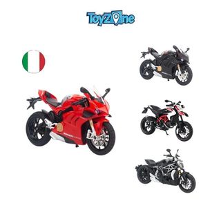 Mô hình mô tô Ducati 1199 Panigale, Monster, Hypermotard, Streetfighter S, V4S 1:12