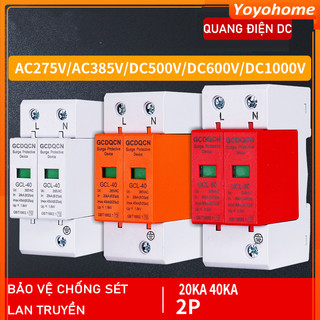 Thiết bị chống sét ac 385v 2p 40ka lw - bảo vệ chống sét lan truyền
