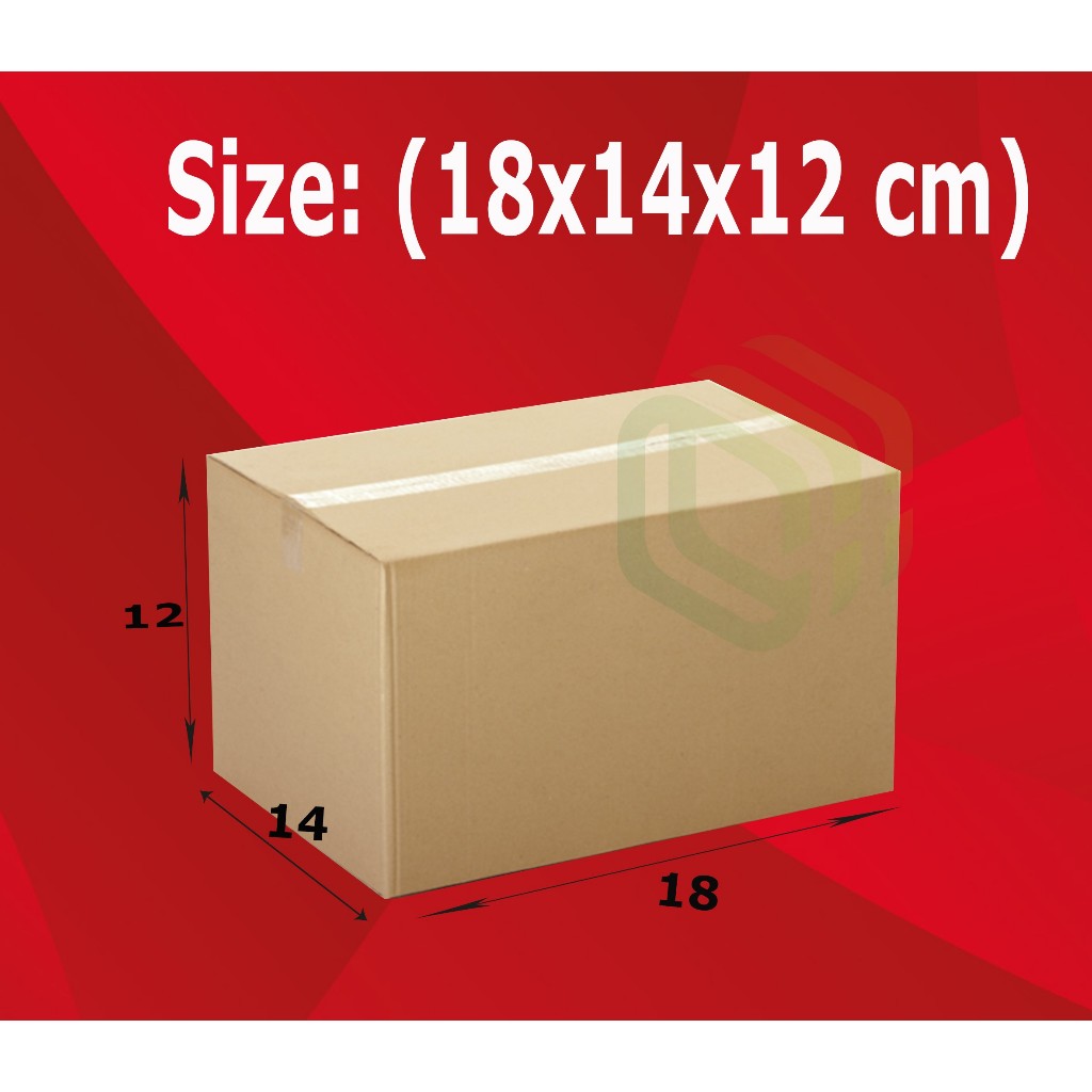 18x14x12 Combo 50 hộp carton đóng gói hàng hóa, thùng giấy gói hàng