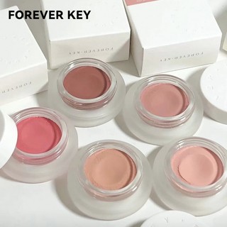 FOREVER KEY Má hồng dạng kem trang điểm tông màu da tự nhiên highlight làm sáng da