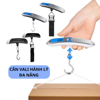 Cân hành lý K8 mini cầm tay có móc treo, cân vali hành lý du lịch kỹ thuật số điện tử