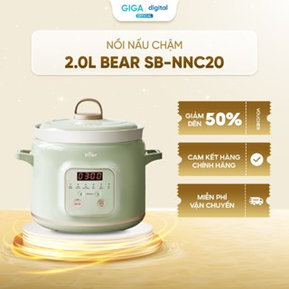 Nồi nấu chậm 2.0L Bear SB-NNC20 - Bản tiếng Việt - Dễ sử dụng