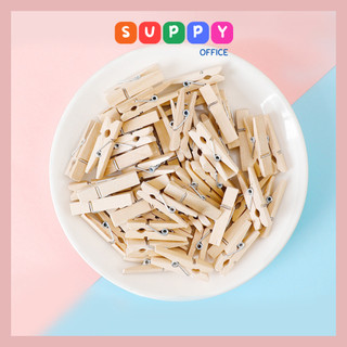 Kẹp gỗ kẹp Tranh Ảnh Decor Phòng Nhiều Size Túi 50c Suppy