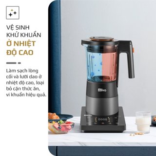 Máy Làm Sữa Hạt OLIVO X24 PRO 2100W Xay Nấu Đa Năng Chống Trào, Mâm Nhiệt Gốm Chống Dính