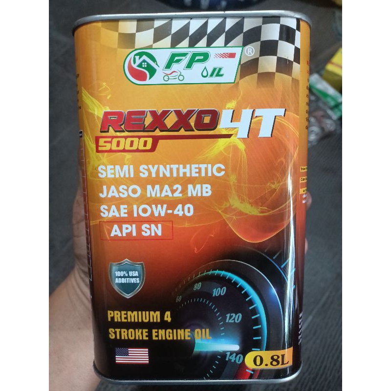 Nhớt Rexxo 4T 0.8l dành cho xe sirius, Jupiter, wave anpha, future. và các dòng xe tay ga vision ari