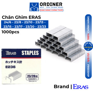 Chân ghim Eras đủ size, Chân ghim cho dập ghim đại