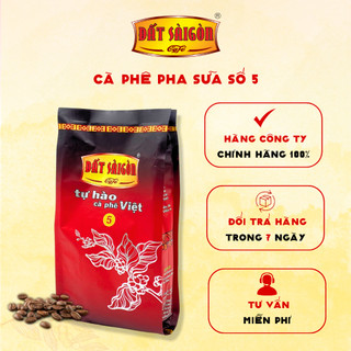Cà Phê Pha Sữa Số 5 - Đất Sài Gòn Cafe - Gói 500g[SPL]