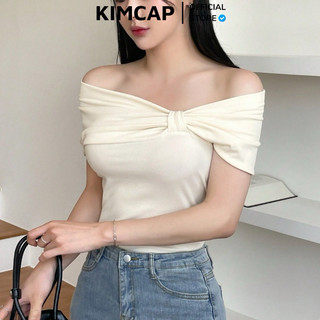 Áo thun trễ vai trơn đơn giản dành cho nữ  - 6 màu (Hàng Auth)