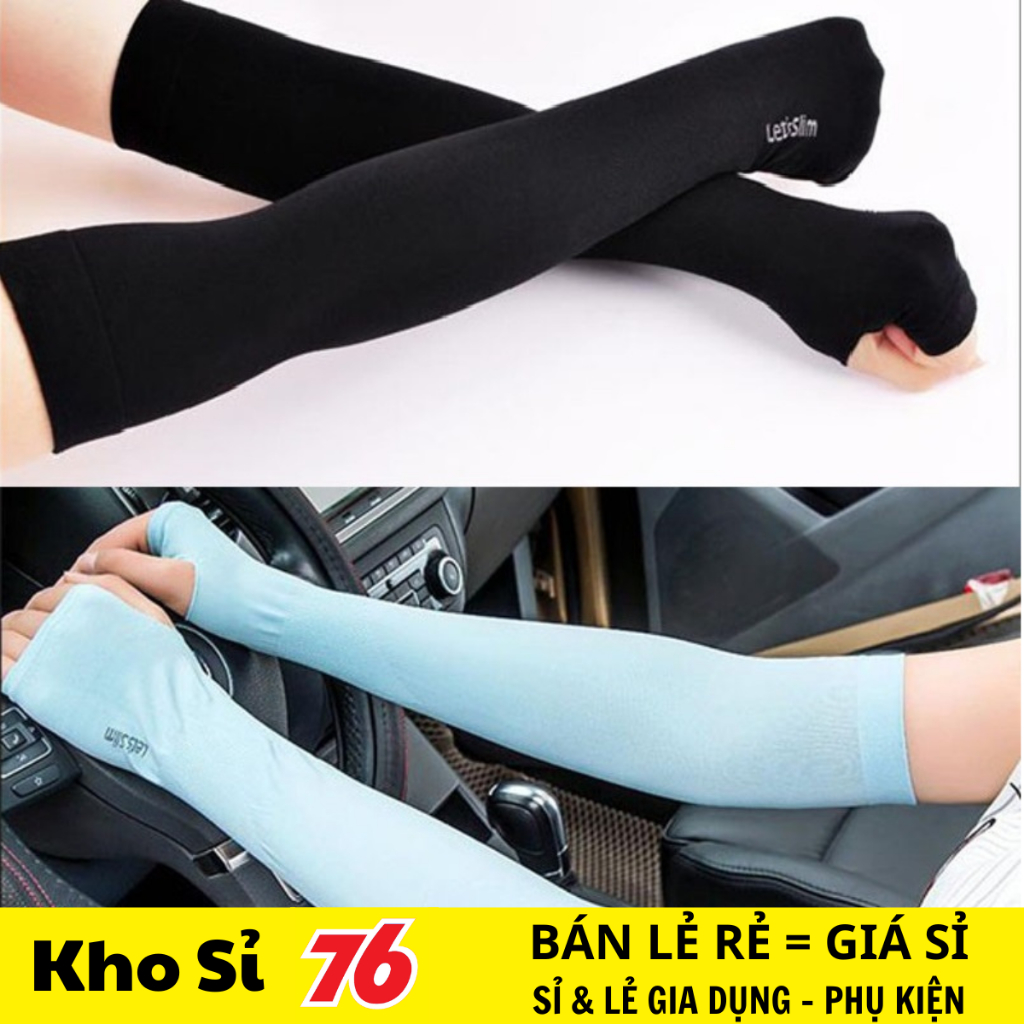 [1 Cặp] 2 Ống Tay Chống Nắng, Bao Tay Găng Tay Chống Nắng Slim Chống Tia UV