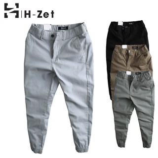 Quần jogger kaki nam H-ZET vải kaki cotton mềm mịn, lưng thun co giãn tiện lợi - JGKK02
