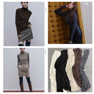 Áo thun cổ lọ 3 phân giữ nhiệt xuất dư hàn