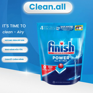 Viên rửa bát FINISH ALL IN 1 MAX 100 VIÊN nhập khẩu chính hãng EU