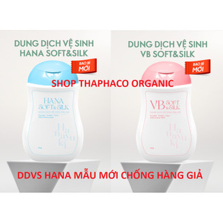 [Mẫu Mới] Dung dịch vệ sinh phụ nữ Hanayuki mẫu mới chống hàng giả - Hana Soft Silk - VB Soft Silk