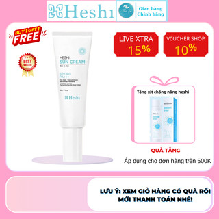 Kem chống nắng heshi - kiềm dầu ngăn ngừa mụn 50ml