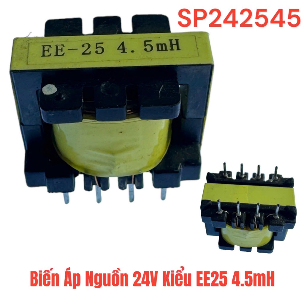 Biến Áp Nguồn 24V Kiểu EE25 4.5mH