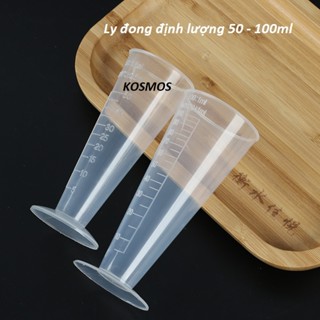  Cốc Ly đong định lượng 50ml - 100ml làm bánh pha chế 