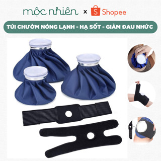  Đai đầu gối + Đai thẳng + Túi chườm nóng lạnh đa năng Mộc Nhiên giúp giảm đau bụng đau nhức cơ hiệu quả 