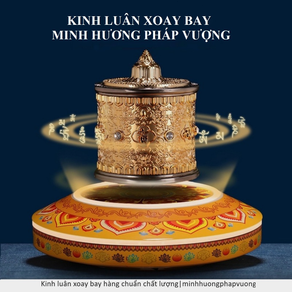 Kinh Luân Để Bàn Xoay Bay - 66.000 Biến Om Mani - Cuộn Kinh Microfilm - Không Nhạc Minh Hương Pháp V