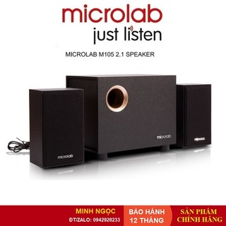 Loa máy tính microlab m105 2.1 - hàng chính hãng bảo hành 12 tháng