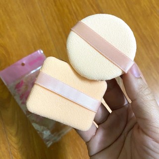 Bộ 2 bông đánh phấn kem nền Essance