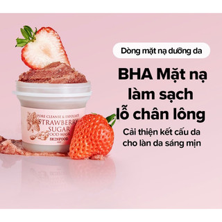 Mặt Nạ Đường Dâu Tây Skinfood Strawberry Sugar Food Mask 120g
