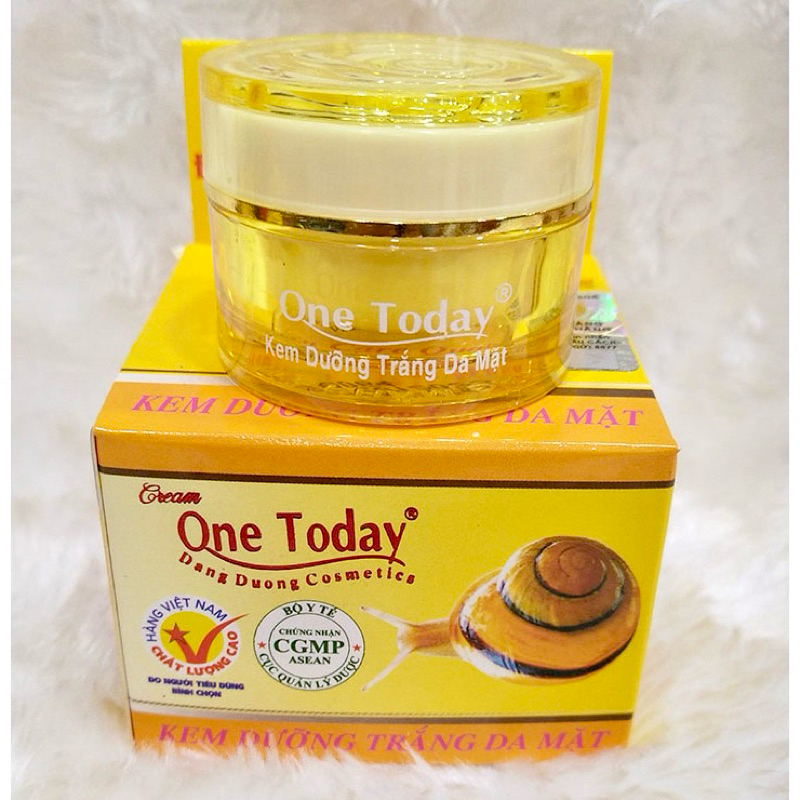 KEM ỐC SÊN DƯỠNG TRẮNG DA MẶT KEM ONE TODAY