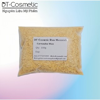 100g carnauba wax - sáp làm cứng nền kem, son môi - nguyên liệu mỹ phẩm