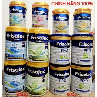 Frisolac gold 1,2 380g/Frisolac gold lactose free/premature/comfort 400g cho trẻ 0 đến 12 tháng tuổi.