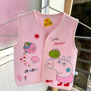 Áo khoác gile xốp trần bông cho bé sơ sinh