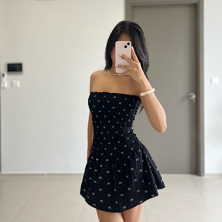 ĐẦM THUN NƠ NHÍ VẢI GIÓ MÁT MẺ | NECCI.SAIGON