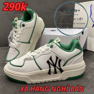 Giày MLB Ny chunky liner, Giày mlb ny trắng xanh. size 36-43