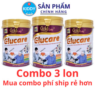 [Combo 3 lon] Sữa tiểu đường Goldlay Glucare 900g dành cho người tiểu đường và tiền tiểu đường